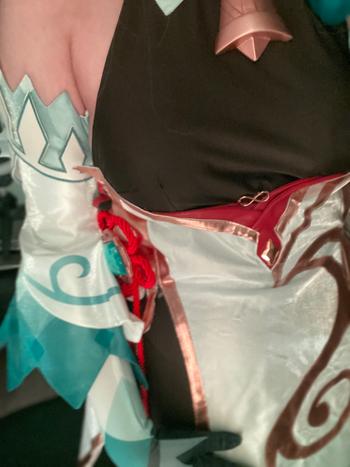 Uwowo Cosplay 【In Stock】Uwowo Plus Size Game Genshin Impact Cosplay Ganyu Plenilune Gaze Cosplay Costume Review