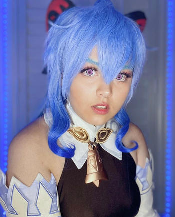 Uwowo Cosplay 【In Stock】Uwowo Plus Size Game Genshin Impact Cosplay Ganyu Plenilune Gaze Cosplay Costume Review