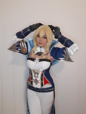 Uwowo Cosplay Uwowo Game Genshin Impact Cosplay Plus Size Jean Gunnhildr Dandelion Knight Cosplay Costume Knights of Favonius Four Winds Review