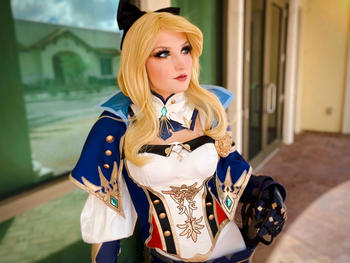 Uwowo Cosplay Uwowo Game Genshin Impact Cosplay Plus Size Jean Gunnhildr Dandelion Knight Cosplay Costume Knights of Favonius Four Winds Review