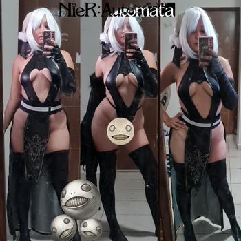 Uwowo Cosplay 【In Stock】Uwowo×DISHWASHER1910 Nier: Automata 2B Shinobi Cheongsam Fanart ver. Plus Size Cosplay Costume Review