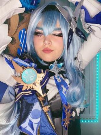 Uwowo Cosplay Uwowo Game Genshin Impact Eula Lawrence Spindrift Knight Cosplay Costume Review