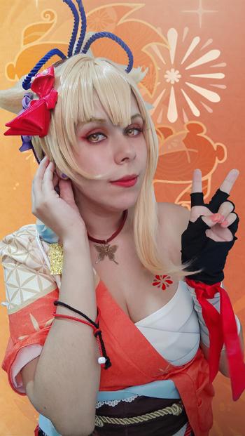 Uwowo Cosplay Uwowo Game Genshin Impact Yoimiya Plus Size Costume Cosplay Costume Review