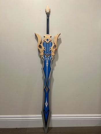 Uwowo Cosplay Uwowo Game Genshin Impact Weapons Song of Broken Pines Cosplay Props Claymores Props Review