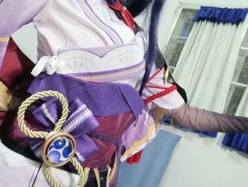 Uwowo Cosplay 【In Stock】Uwowo Game Genshin Impact Inazuma Baal Raiden Shogun Cosplay Costume Review