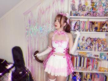 Uwowo Cosplay Uwowo Game Nekopara Live Catgirls Chocola Idol Stage Performance Cosplay Costume Review