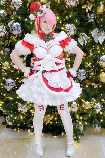 Uwowo Cosplay 【In-Stock】Uwowo Game Re: Zero Lost in Memories Ram Christmas Ver. Cosplay Costume Review