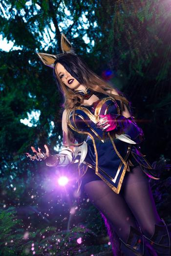 Uwowo Cosplay 【In stock】Uwowo Game League of Legends Coven Ahri Cosplay Costume Review