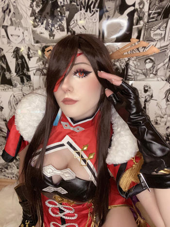 Uwowo Cosplay Uwowo Game Genshin Impact Liyue Beidou Cosplay Wig 70cm Long Brown Hair Review