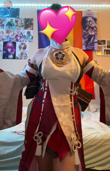 Uwowo Cosplay Uwowo Game Genshin Impact Inazuma Yae Miko Cosplay Costume Review