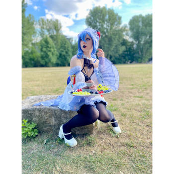 Uwowo Cosplay Exclusive Authorization Uwowo Game Genshin Impact Fanart Ganyu Maid Ver Cosplay Costume Review