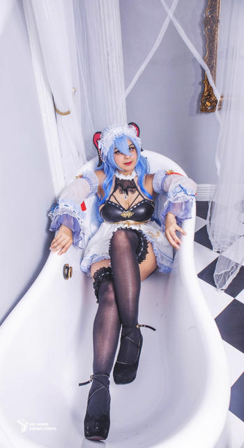 Uwowo Cosplay Exclusive Authorization Uwowo Game Genshin Impact Fanart Ganyu Maid Ver Cosplay Costume Review