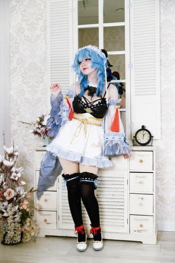 Uwowo Cosplay Exclusive Authorization Uwowo Game Genshin Impact Fanart Ganyu Maid Ver Cosplay Costume Review