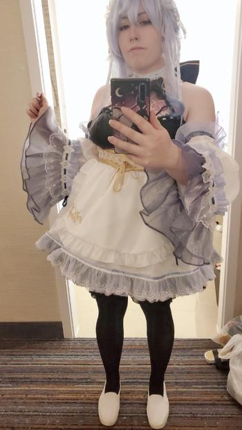Uwowo Cosplay Exclusive Authorization Uwowo Game Genshin Impact Fanart Ganyu Maid Ver Cosplay Costume Review