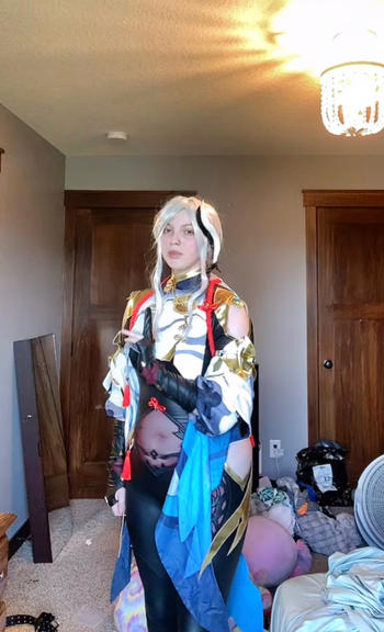 Uwowo Cosplay 【Pre-sale】Uwowo Game Genshin Impact Liyue Cryo Shenhe Cosplay Costume Review