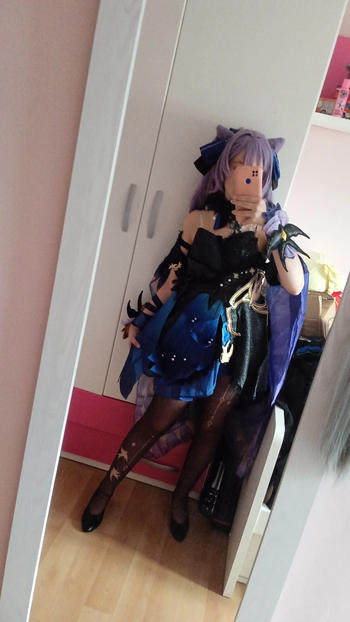 Uwowo Cosplay 【In Stock】Uwowo Game Genshin Impact Keqing Latern Rite New Outfit Formal Wear Cosplay Costume Review