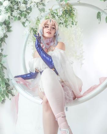 Uwowo Cosplay 【In Stock】Exclusive Uwowo X Ailish: Genshin Impact Fanart Kokomi Bride Ver. Cosplay Costume Review