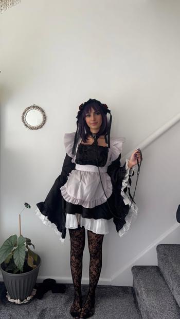 Uwowo Cosplay 【In Stock】Uwowo Anime My Dress-Up Darling Shizuku-Tan Marin Kitagawa 2-in-1 Maid&Lingerie Cosplay Costume Review