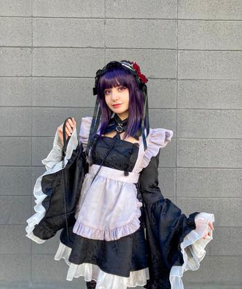 Uwowo Cosplay 【In Stock】Uwowo Anime My Dress-Up Darling Shizuku-Tan Marin Kitagawa 2-in-1 Maid&Lingerie Cosplay Costume Review
