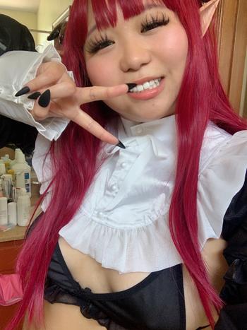 Uwowo Cosplay 【In Stock】Uwowo Anime My Dress-Up Darling Marin Kitagawa Rizu Kyun Little Devil Cute Sexy Halloween Cosplay Costume Review