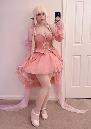 Uwowo Cosplay Uwowo Anime/Manga Chobits Chii Lolita Pink Bow Clamp Cosplay Costume Review