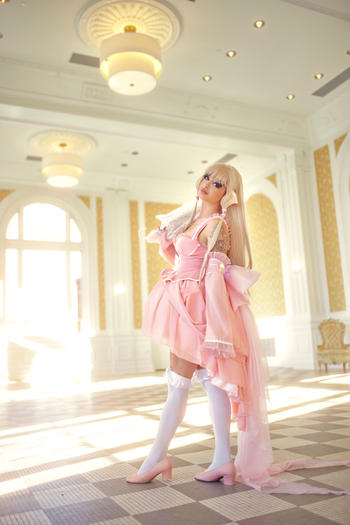 Uwowo Cosplay Uwowo Anime/Manga Chobits Chii Lolita Pink Bow Clamp Cosplay Costume Review