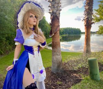 Uwowo Cosplay Exclusive Uwowo Genshin Impact Fanart Lisa Maid Ver Cosplay Costume Review
