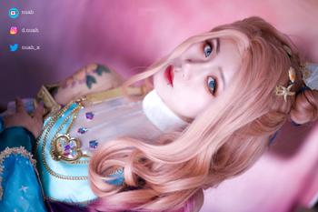 Uwowo Cosplay 【In Stock】Uwowo Game League of Legends/LOL: Prestige Ocean Song Seraphine Pool Party Swimsuit Cosplay Costume Review