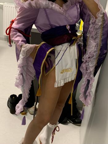 Uwowo Cosplay Exclusive Uwowo Genshin Impact Fanart Baal Raiden Shogun Maid Dress Cosplay Costume Review