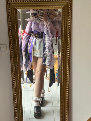 Uwowo Cosplay Exclusive Uwowo Genshin Impact Fanart Baal Raiden Shogun Maid Dress Cosplay Costume Review