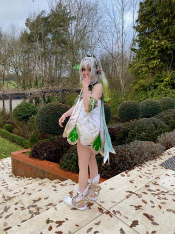 Uwowo Cosplay Uwowo Genshin Impact: Nahida Kusanali Sumeru Dendro Archon God Loli Cosplay Costume Review
