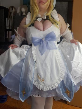 Uwowo Cosplay Uwowo Game Genshin Impact Fanart Lumine Maid Ver Cosplay Costume Review