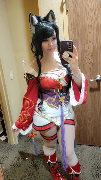 Uwowo Cosplay Uwowo League of Legends/LOL: Ahri Champion Nine Tailed Fox Wild Rift WR ASU Cosplay Costume Review