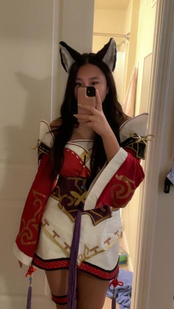 Uwowo Cosplay Uwowo League of Legends/LOL: Ahri Champion Nine Tailed Fox Wild Rift WR ASU Cosplay Costume Review
