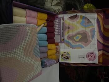 Craft Club Co PSYCHEDELIA Rug Making Kit Review