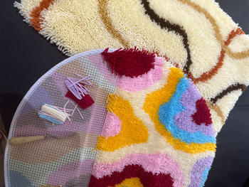 Craft Club Co PSYCHEDELIA Rug Making Kit Review
