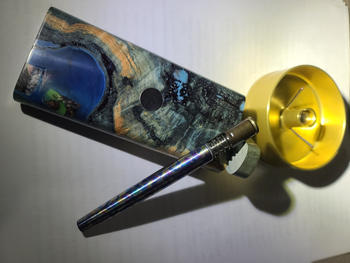 Futo.ca Galaxy Burl XL G2 FutoStash #2654 - Stabilized Boxelder Burl - DynaVap Stash Review