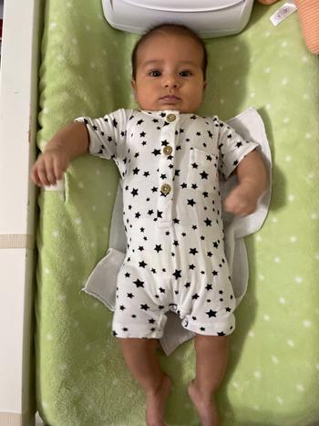 Larkspur Baby Company Zippered Romper in Black Dots Review