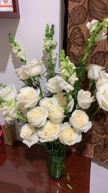 Outerbloom 20 White Roses in Bouquet Review