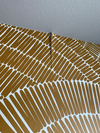 ONDECOR Peel and Stick Wallpaper Removable Wallpaper Wall Decor Home Decor Wall Art Printable Wall Art Room Decor / Abstract Mustard Wallpaper -C025 Review
