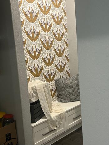 ONDECOR Wallpaper Removable Wallpaper Peel and Stick Wallpaper Wall Decor Home Decor Wall Art Printable Wall Art Room / Floral Damask - C100 Review