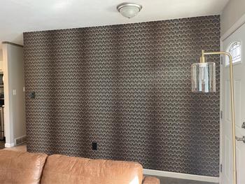 ONDECOR Removable Wallpaper Peel and Stick Wallpaper Wall Paper Wall Mural - Art Deco Non-Metallic Gold Wallpaper - A931 Review