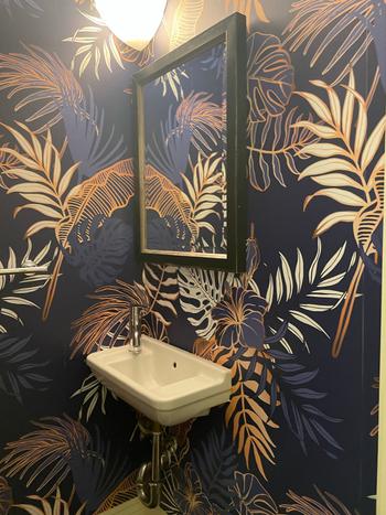 ONDECOR Removable Wallpaper Peel and Stick Wallpaper Wall Paper - Contemporary Non-Metallic Leaves Wallpaper - B024 Review