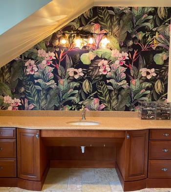 ONDECOR Removable Wallpaper Peel and Stick Wallpaper Wall Paper Wall Mural - Tropical Wallpaper - A470 Review