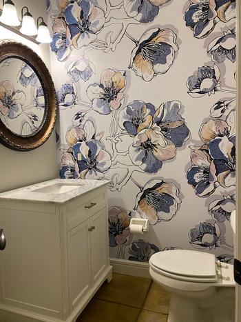 ONDECOR Removable Wallpaper Peel and Stick Wallpaper Wall Paper Wall Mural - Tropical Floral Wallpaper - A488 Review