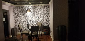 ONDECOR Removable Wallpaper Peel and Stick Wallpaper Wall Paper Wall - Black and White Wallpaper - A589 Review