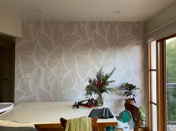 ONDECOR Removable Wallpaper, Scandinavian Wallpaper, Temporary Wallpaper, Minimalistic Wallpaper, Peel and Stick Wallpaper, Leaf Wallpaper - B521 Review