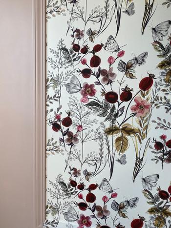 ONDECOR Vintage Wallpaper Floral Watercolor Wallpaper Peel and Stick Wallpaper Removable Wall Decor Fabric Wallpaper Removable Wall Paper - A494 Review