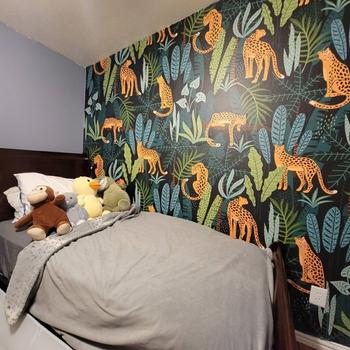 ONDECOR Wallpaper Peel and Stick Wallpaper Removable Wallpaper Home Decor Wall Art Wall Decor Room Decor / Tropical Animal Wallpaper - C316 Review