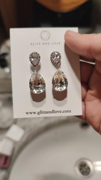 Glitz & Love Crystal Teardrop Earrings Review